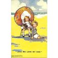 Art AGNES RICHARDSON "Love Me Love My Dog" Post...