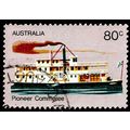 Australia 1972 Pioneer Life Commerce Boat 80c U...