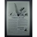 1958 Hartford Insurance Ad - Came to In a Cast