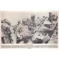 IN THE TRENCHES. training?, 1916 WW1 photograph...