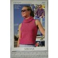 Vintage: Sirdar 5955 sweater & top, Denim tweed...