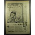 1955 Buitoni Meat Sauce Ad - Close your eyes and you're eating in Amalfi