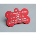 Dog engraved Identification tag any football cl...