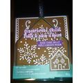 Cast iron mini skillet Gingerbread House shape