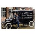 ptc8343 - Yorks' - W.Warman & Son Bakers Van fr...