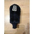 Plush Golf Club 3 Wood Headcover Head Cover Bla...