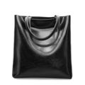 Women Genuine Leather Large Work Tote Bag Women...