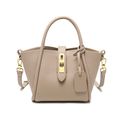 Genuine Leather Women's Top-handle Bags White