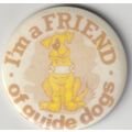 CHARITY Metal Pin Badge - I'm a Friend of Guide...