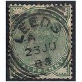 1880 - SG164 1/2d Deep Green Good/Fine Used Lee...
