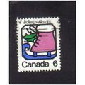 1973 canada christmas 6c f/u sg764