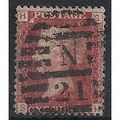 1858 SG43 1d Red Plate 127 Good Used Check Lett...
