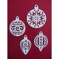 8 x Die Cuts Ornate,Teardrop, Filigree & Snowfl...