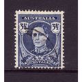 AUSTRALIA 1942 SG 207 3 1/2d BRIGHT BLUE FINE U...