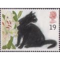 Great Britain 1995 Cats 19p Sophie Black Unmoun...