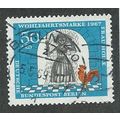 BERLIN -1967 50pf+25 'HUMANITARIAN RELEIF FUNDS...