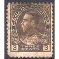 Canada 1912 - SG205 - 3c brown - KGV - used