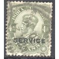 India 1912 - SG O132 - KGV 4a olive (SERVICE) -...