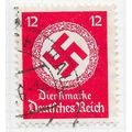 EMPIRE GERMANY 1934 OFFICIAL SWASTIKA MEDALLION...
