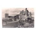 CHURCH AND GATEHOUSE, STOKESAY, SHROPSHIRE. unu...