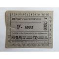 London Transport Airport Coach Service Ticket #3