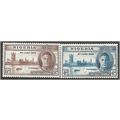 Nigeria 1946 Victory Set SG60-61 Mounted Mint ....