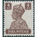 India 1941 4a brown SG 273 unused