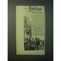 1948 Williamsburg Virginia Ad - Enjoy the holid...