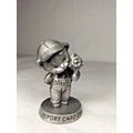"Report Card Day" Figurine Bear - Fine Pewter A...