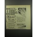 1955 British Railways Ad - 33 direct sea routes from Britain to Ireland