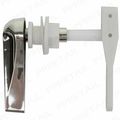 CHROME BATHROOM FLUSH HANDLE TOILET LEVER KIT C...