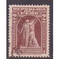 Peru 1938 Obligatory Tax 2c Fine Used SG 639 VGC