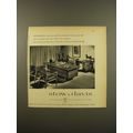 1961 Stow & Davis Furniture Advertisement - Most Effective Hours