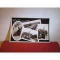 multiview, GLASGOW used vintage postcard by Valentine 1949 pm =