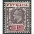 Grenada 1902 SG58 1d Dull Purple & Carmine (sli...