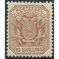 Transvaal 1896 SG212a 10/- Pale Chestnut Mounte...