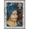 GB, Queen Mother 80th, blue 1980, 12p