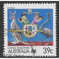 AUS 1988 39c 'LIVING TOGETHER - TOURISM' FINE U...