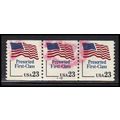 Used 2605 23c U.S. Flag Very Fine PNC A122/3 PA...
