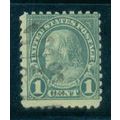 Used 581 1c Benjamin Franklin Average A16233
