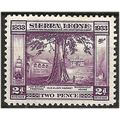 Sierra Leone 1933 SG171 2d Purple Mounted Mint ...