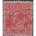 AUSTRALIA, 1924 1.5d George V, SG 77 (Scott #26...