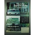 1972 Superior 2000 Motor Home Ad - This is the Choice