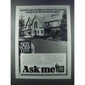 1981 New York Life Ad - Keep Family From Homeless