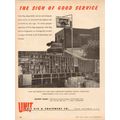 UNIT RIG EQUIPMENT COMPANY 1955 sign good servi...