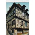 Marcigny Maison Bois France Postcard posted 198...