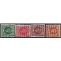 1934 SG439a-442b Photogravure Set Wmk SIDEWAYS ...