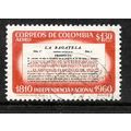 COLOMBIA 1960 ANNIV OF INDEPENDENCE 1p.30 LA BA...