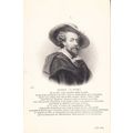 Rubens Painter Artist Painting Old Antique Port...