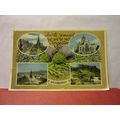 multiview EDINBURGH, Scotland used vintage post...